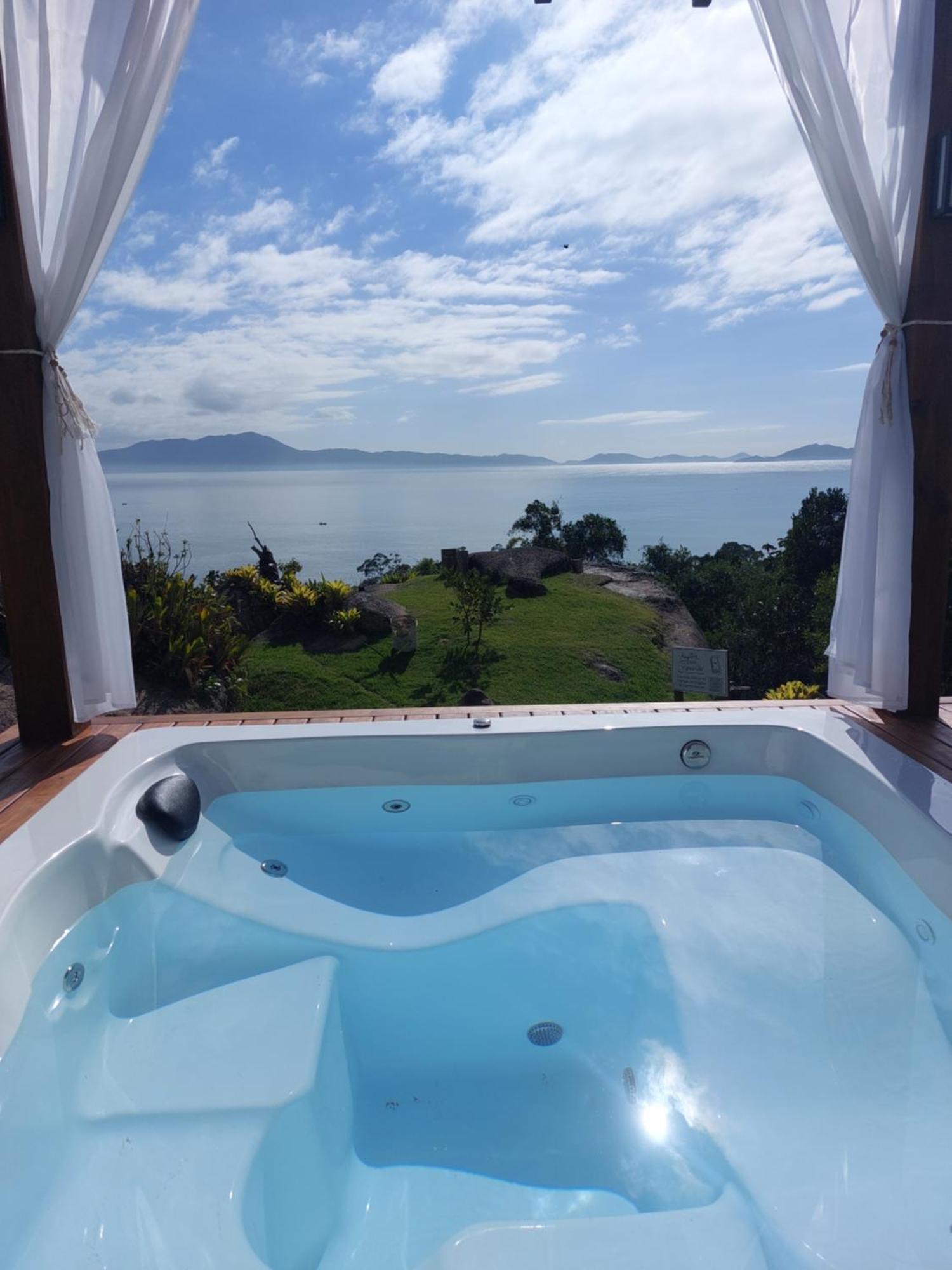 Casa Mirante Do Sol-Vista Exuberante Com Spa Governador Celso Ramos Εξωτερικό φωτογραφία