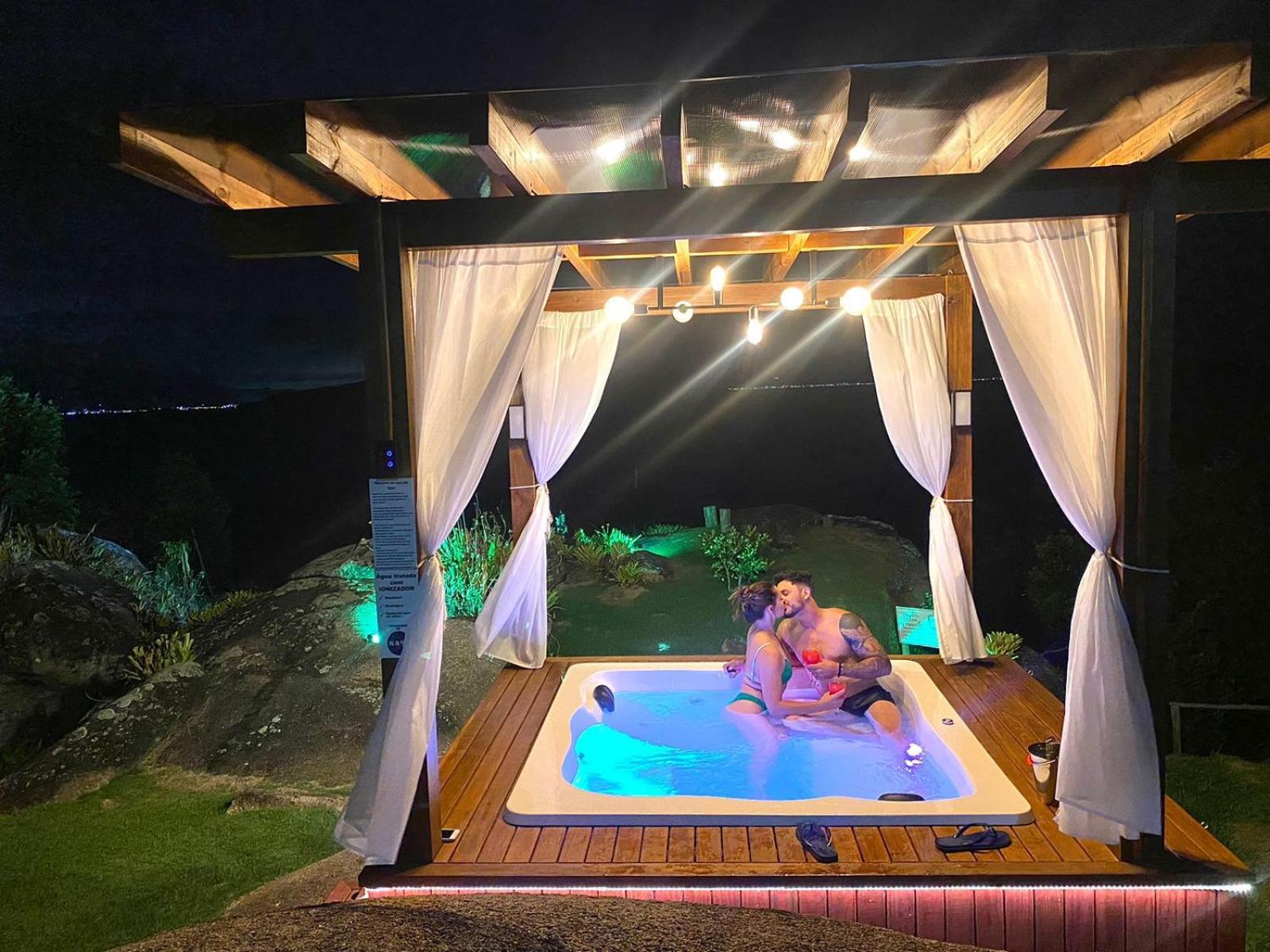 Casa Mirante Do Sol-Vista Exuberante Com Spa Governador Celso Ramos Εξωτερικό φωτογραφία